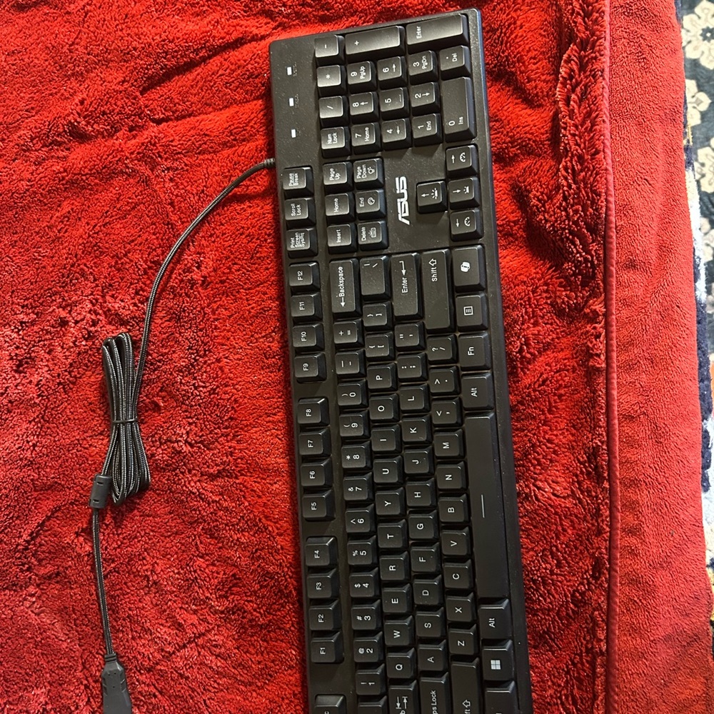 ASUS Black Wired Keyboard